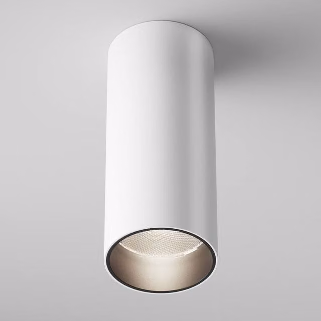 Maytoni FOCUS LED Surface Mounted Downlight, White, 4000K, Dimmable