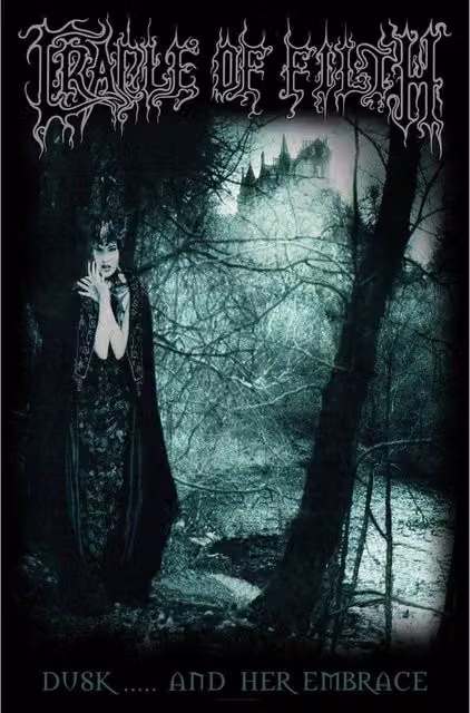 Cradle Of Filth Dusk & Her Embrace Black Textile Poster