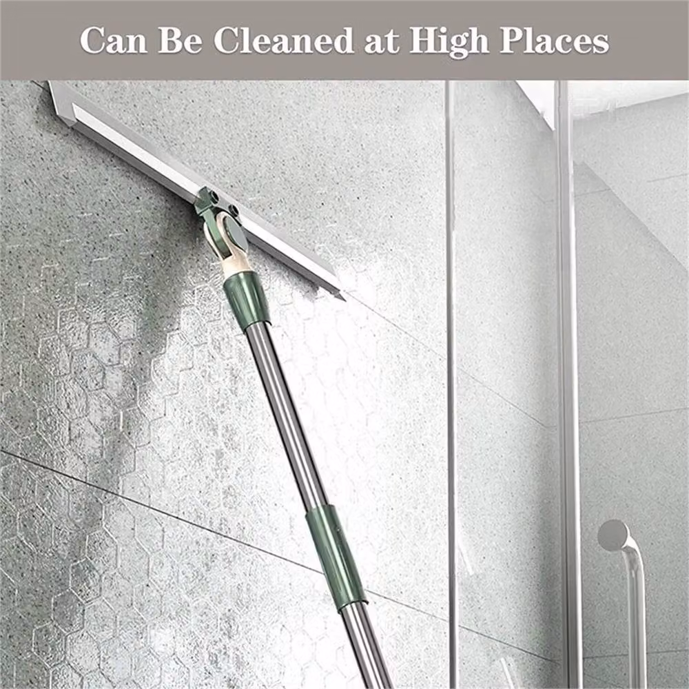 Nordara Heavy Duty Floor Squeegee with Rubber Wiper Blade and Scraper, Silver, W: 100 cm x D: 100 cm x H: 100 cm – 4