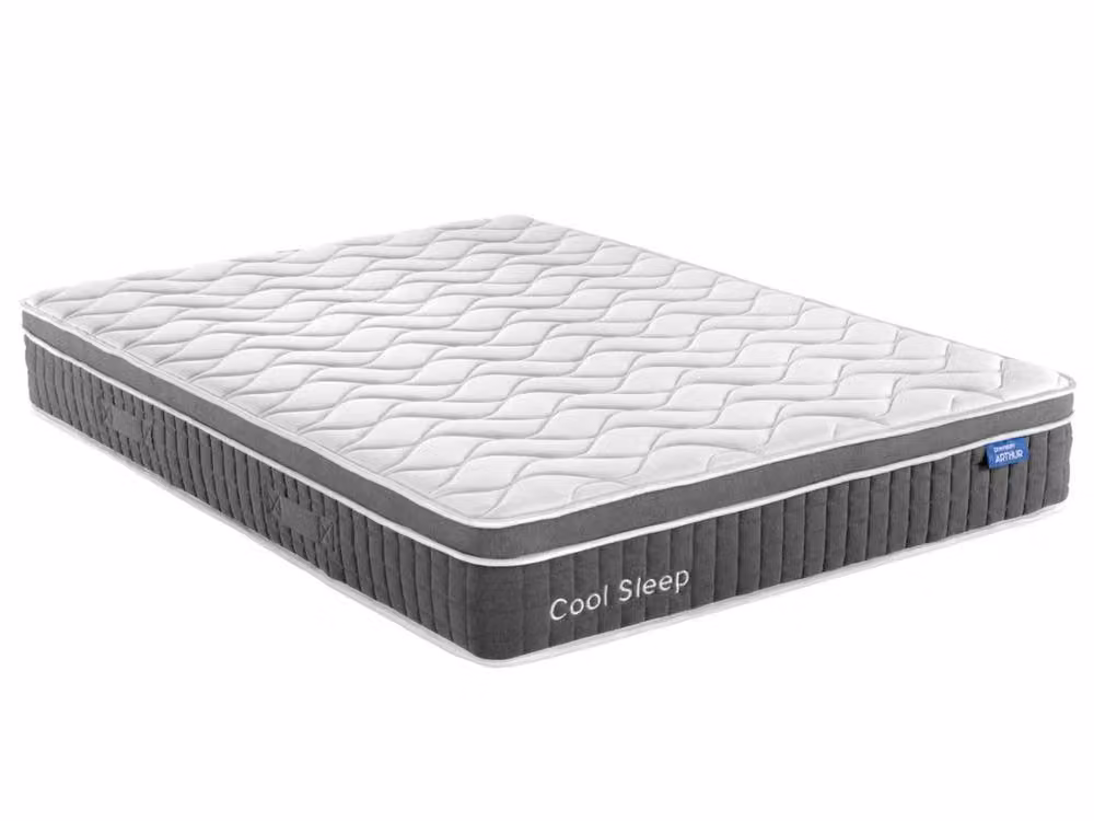 Arthur Sleep Cool Gel Foam Pocket Spring Medium Hybrid Mattress in White, W/D/H: 120 x 200 cm – 4