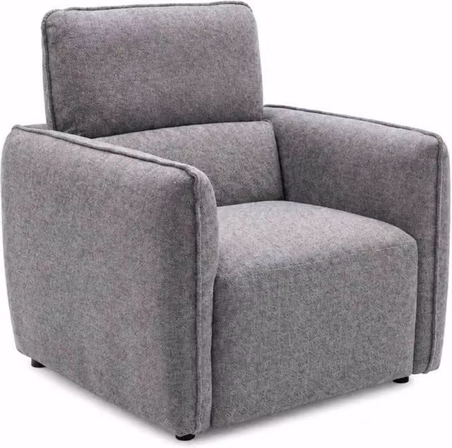 Furnishings For Less UK Ashcroft High Back Tub Armchair in Grey Chenille Fabric – 1