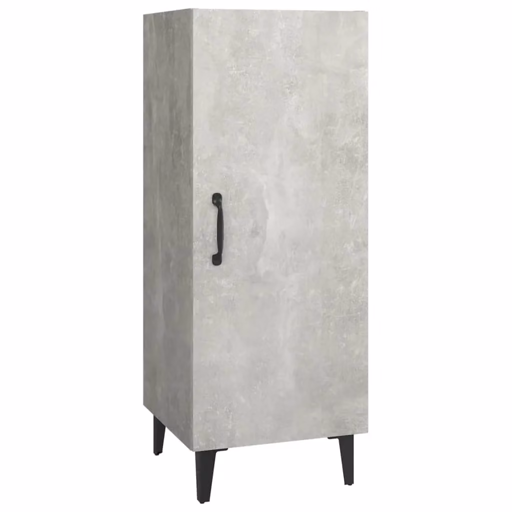 Berkfield Home Sideboard in Concrete Grey, W/D/H: 34.5 x 34.5 x 90 cm – 2