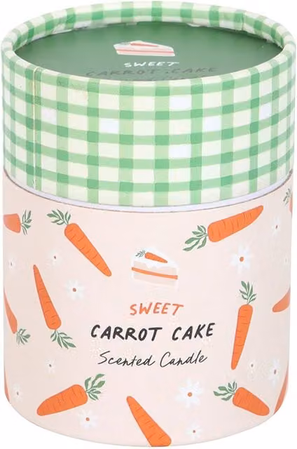 Something Different Sweet Carrot Cake Scented Candle in White