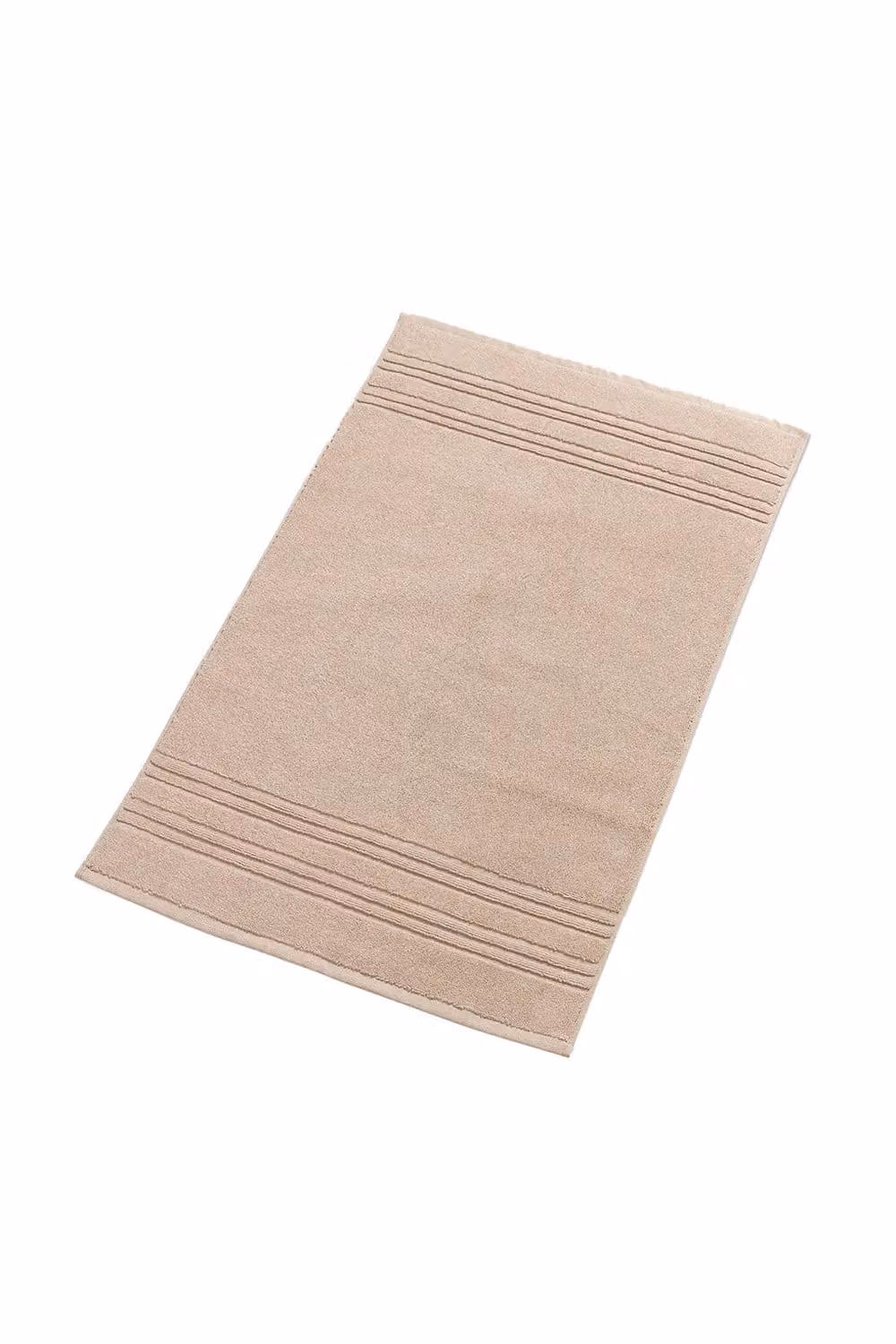CHRISTY Serene Soft Tone 100% Combed Cotton Bath Mat in Beige – 1