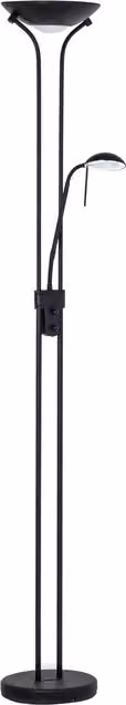 Litecraft Mother and Child Modern Floor Lamp in Black with Bulbs
