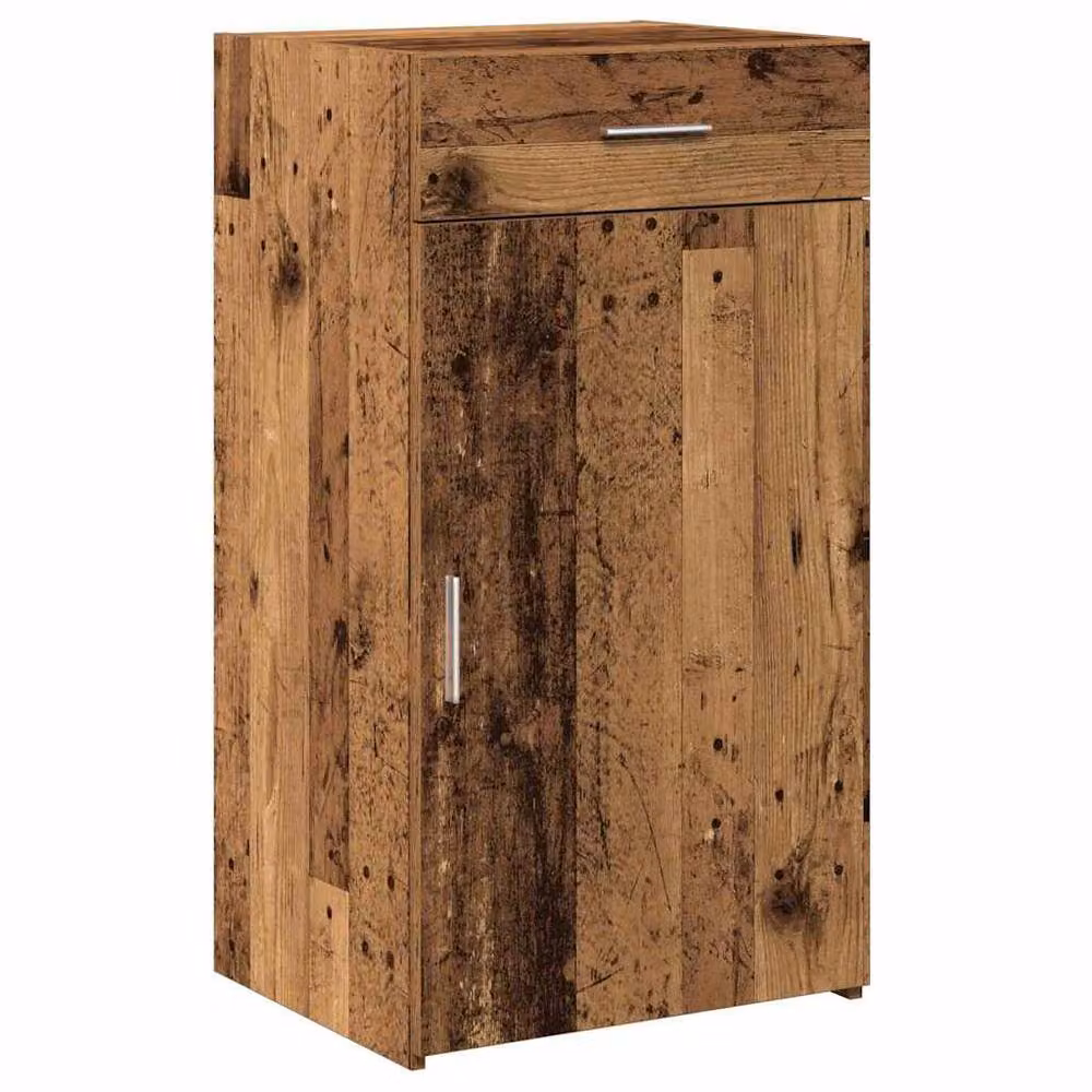 Berkfield Home Rustic Old Wood Sideboard in Brown, W/D/H: 93 x 42.5 x 30 cm – 3