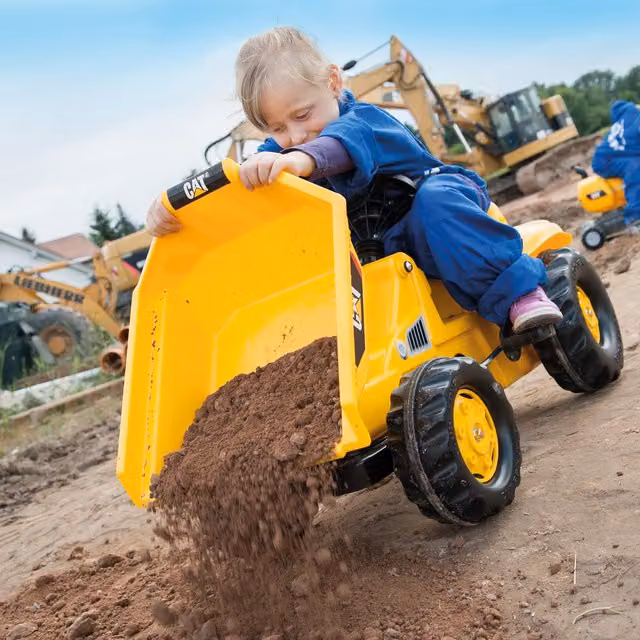 Rolly Yellow Caterpillar Dumper Sand Vehicle