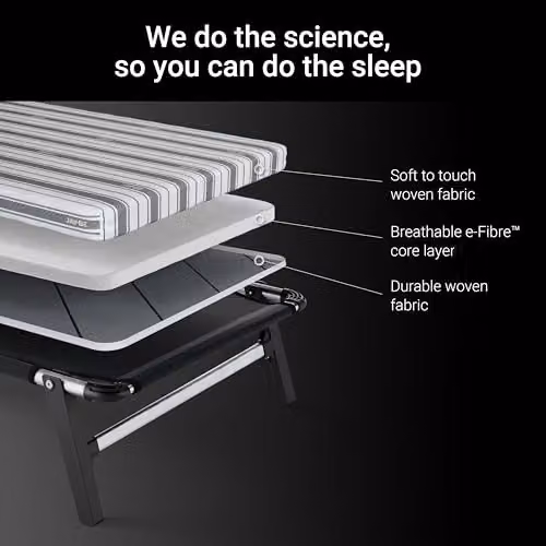 JAY-BE ME70 Single Mobile Folding Bed with Comfort Mattress in Black – 4