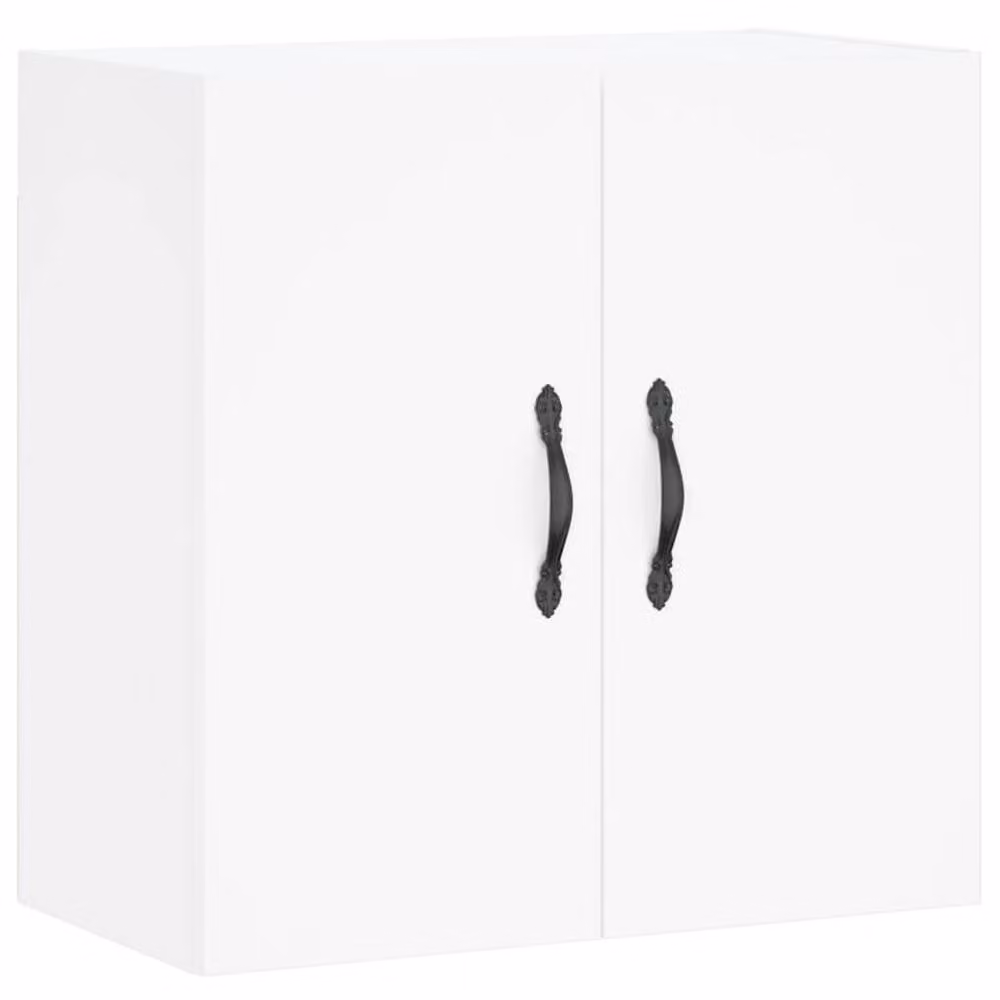 Berkfield Home White Wall Mounted Cabinet with Hinged Doors and Internal Shelves W/D/H: 60 x 31 x 60 cm – 2