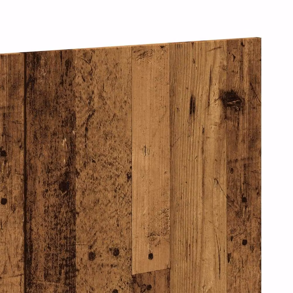Berkfield Home Stylish Bed Headboard in Brown Old Wood, W: 200 cm, D: 1.5 cm, H: 80 cm – 3