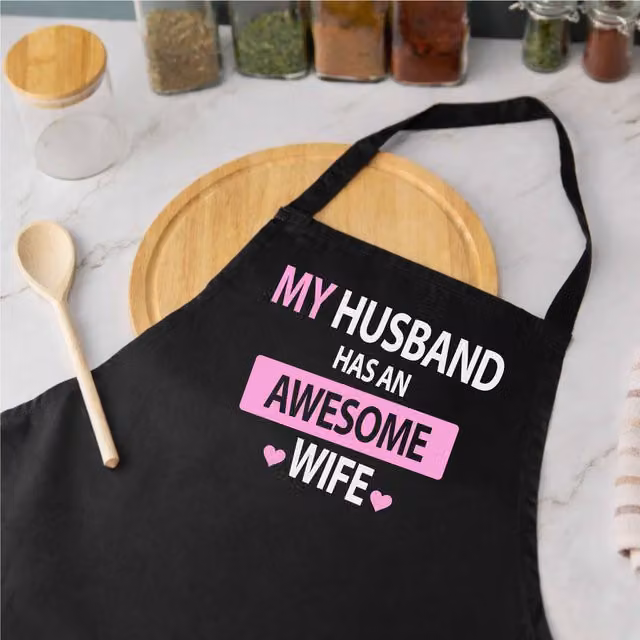 60 Second Makeover My Husband Has An Awesome Wife Black Women's Apron