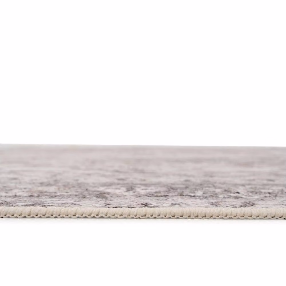 Kukoon Grey Distressed Soft Pile Area Rug, W/D/H: 60 x 240 cm – 5