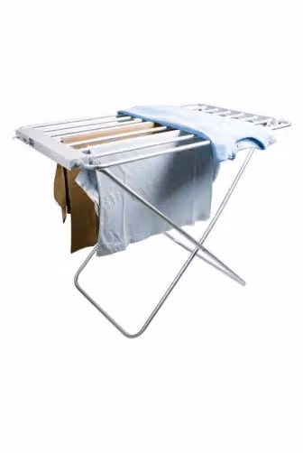 Groundlevel Freestanding Heated Electric Clothes Airer in Silver – 2