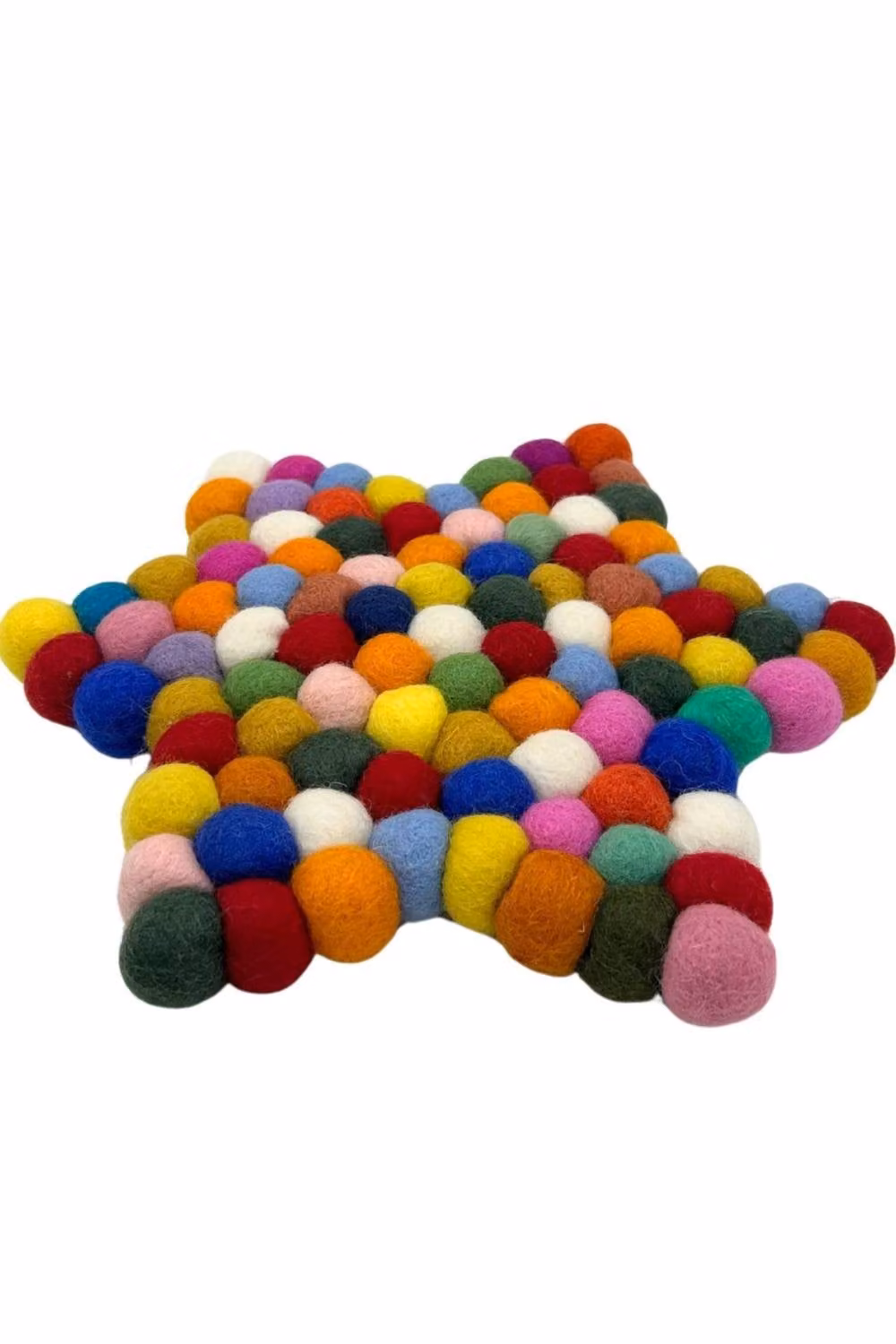 KDMD Multi Colour Felt Ball Star Centre Mat – 2