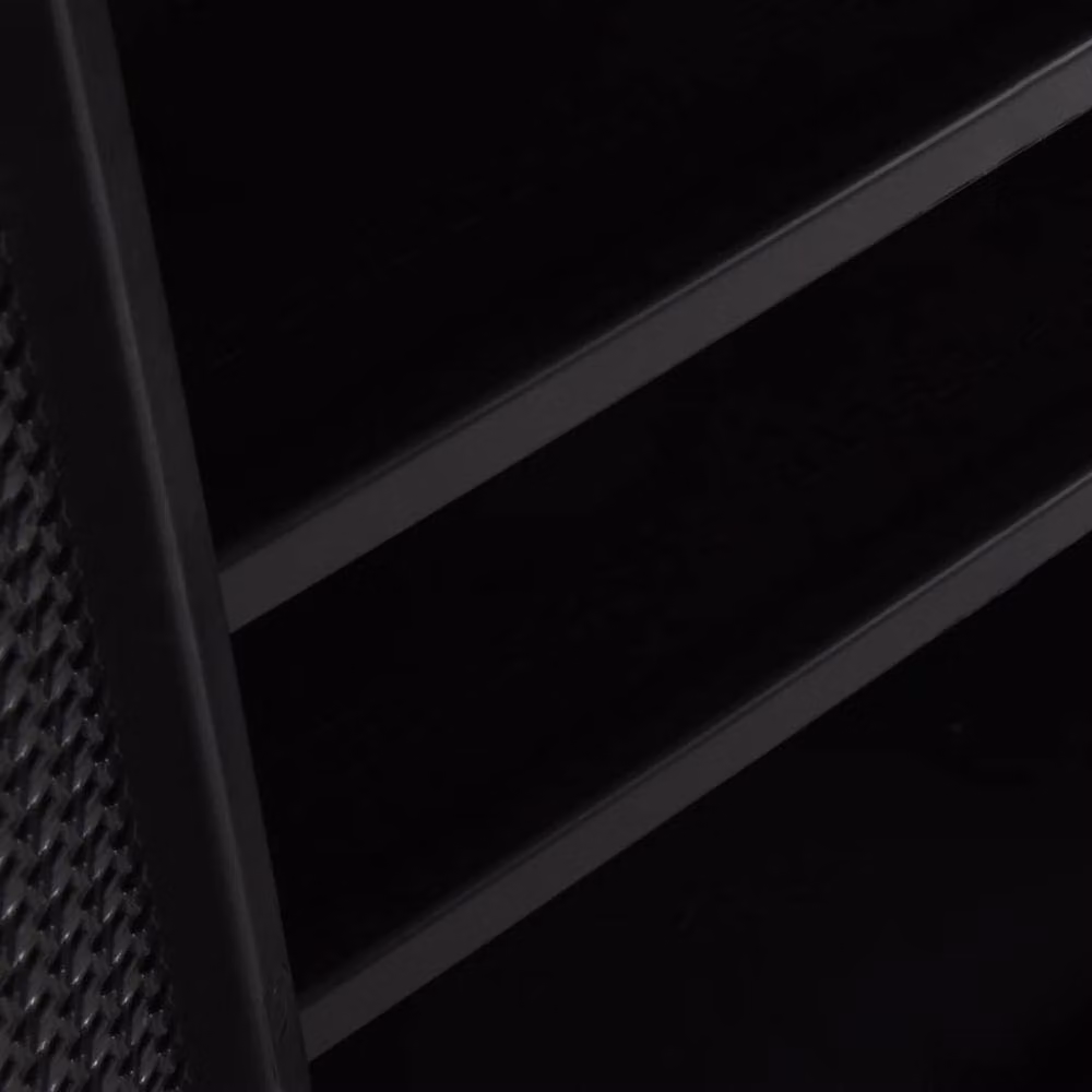 Berkfield Home Black PP Rattan Garden Storage Cabinet with Hinged Doors W/D/H: 65 x 45 x 88 cm – 4