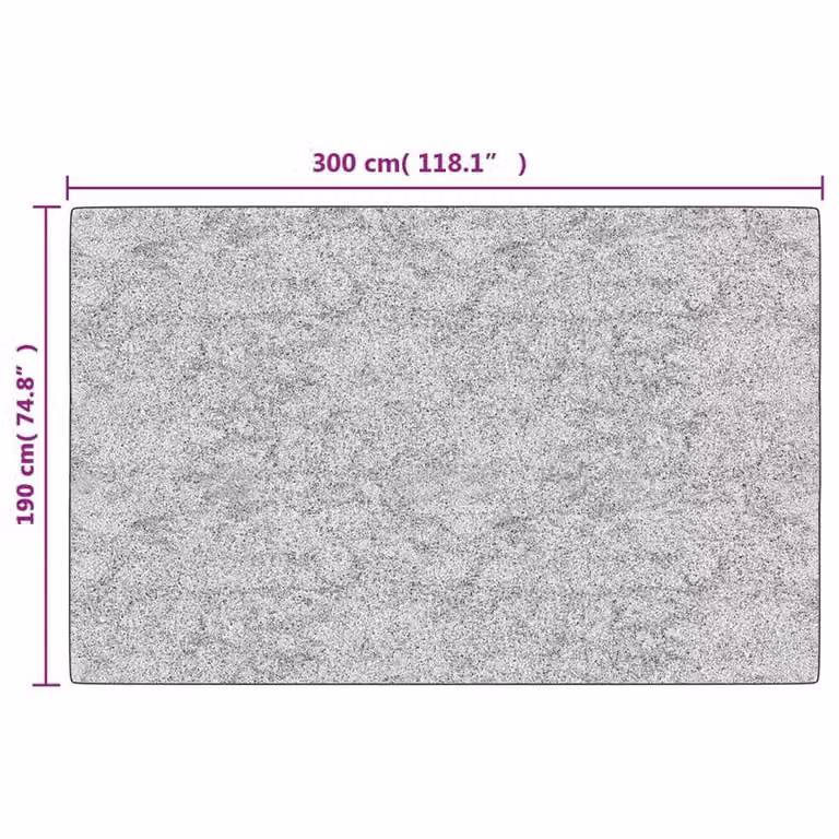 Berkfield Home Washable Round Stone Look Rug in Multicolour and Grey, Diameter: 190 cm