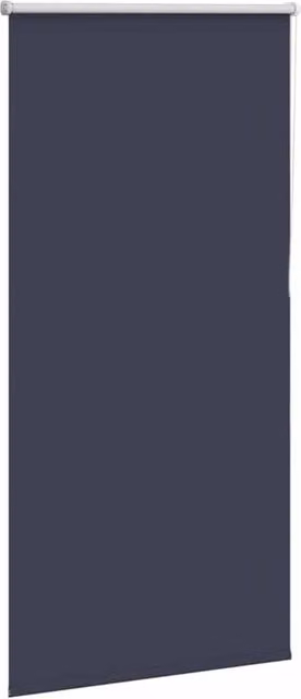 Berkfield Home Blackout Roller Blind in Dark Navy Blue Polyester, W: 80 cm, H: 175 cm