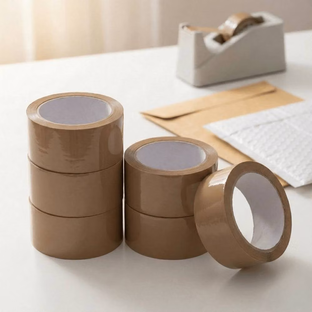 NESTLUNE 12 Pack Strong Brown Parcel Packing Tape – 4