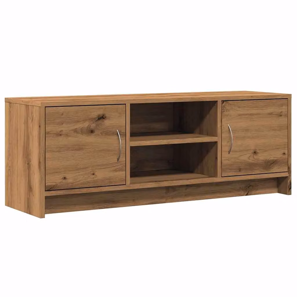 Berkfield Home Artisan Oak TV Cabinet in Brown, W: 102 cm, D: 37.5 cm, H: 37.5 cm – 2