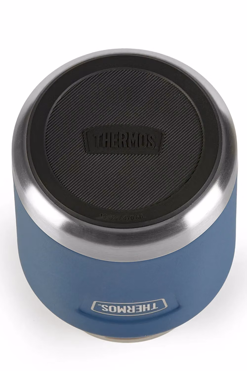 Thermos Icon Series Stainless Steel Leakproof Food Flask with Spoon, 470ml, Blue – 3