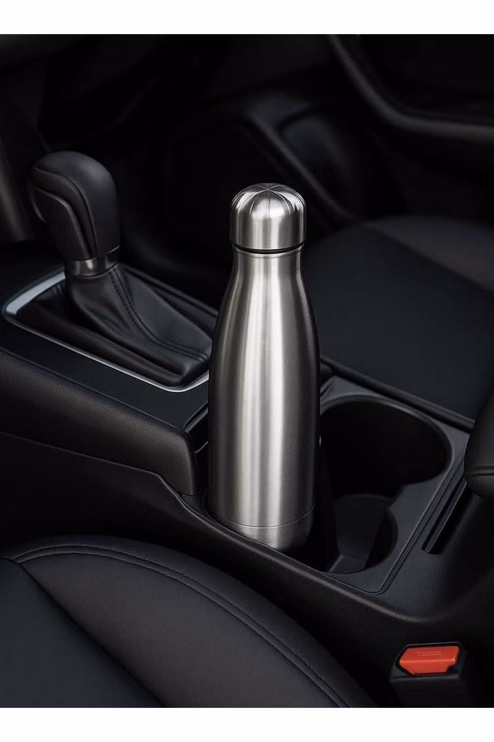 Dyzi Silver Stainless Steel Water Bottle, 500ml, Leak Proof and BPA Free – 2