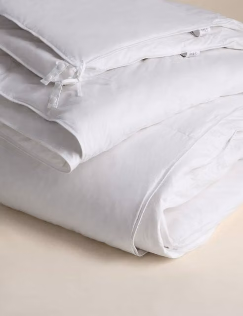 M&S White Duck Feather and Down 13.5 Tog All Seasons Duvet