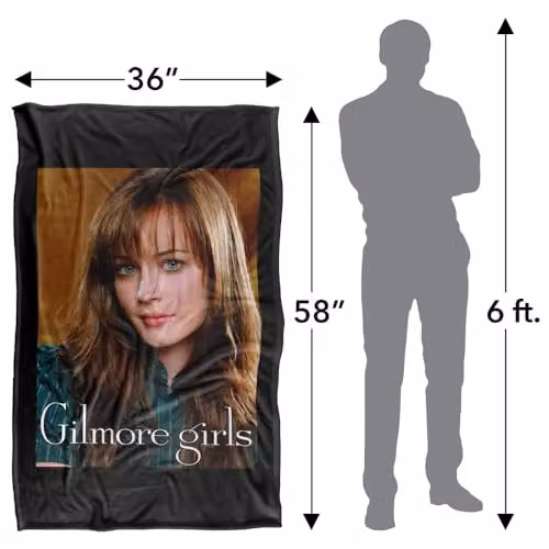Warner Bros. Gilmore Girls Rory Portrait Super Soft Fleece Throw Blanket, Multicolour, W: 91 cm, D: 147 cm – 4