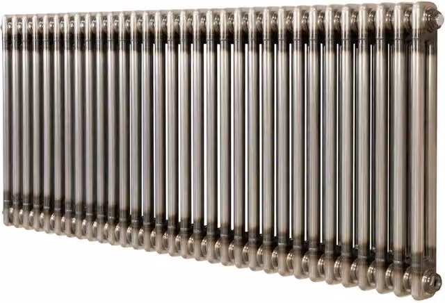 Monstershop Traditional 2 Column Steel Radiator in Silver, W: 60.0 cm, H: 146.0 cm – 1