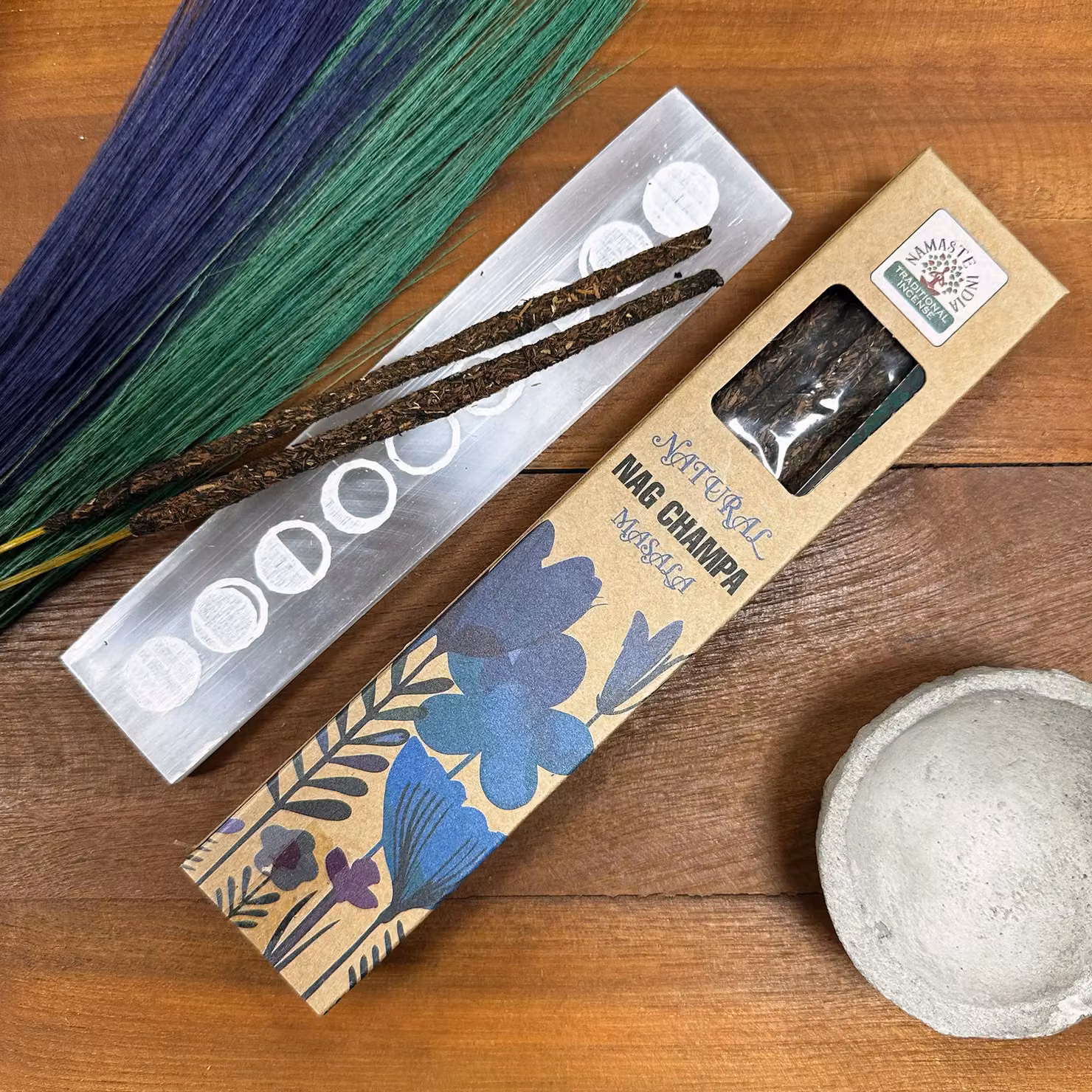 KDMD Natural Botanical Masala Incense Sticks Nag Champa, Brown – 3