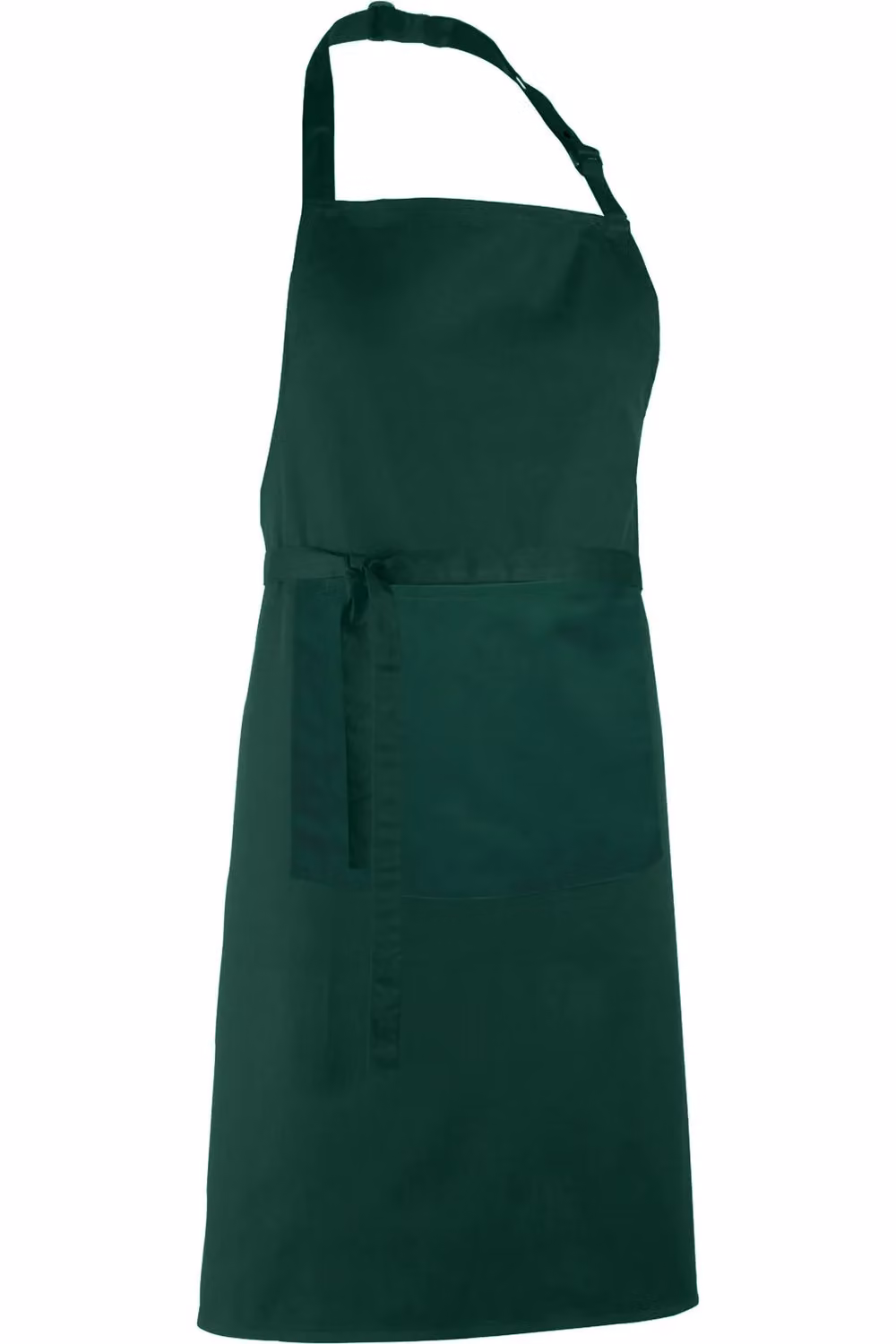 Premier Women's Bip Apron with Pocket Workwear, Pack of 2, Bottle Green – 2
