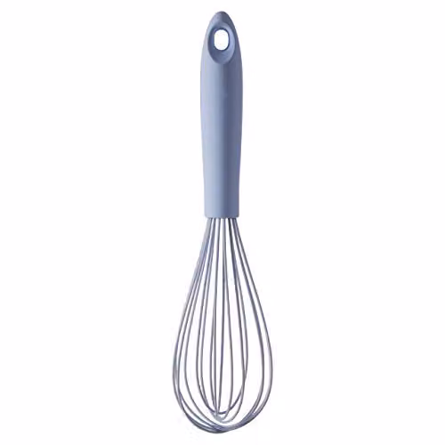 Premier Housewares Blue Silicone Heat-Resistant Whisk