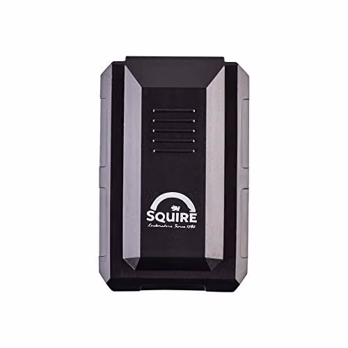 Squire Key Keep2 Key Safe Box with Push Button Combination Lock, Black, Wall Mounted
