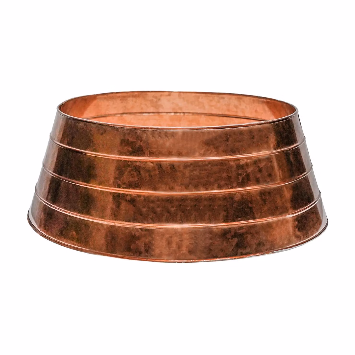 Ivyline Metal Christmas Tree Skirt in Copper, W67cm, H26cm – 2