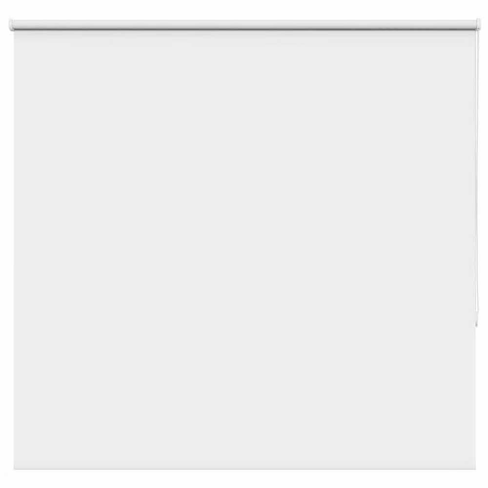 Berkfield Home White Blackout Roller Blind, Polyester Fabric, W: 160 cm, H: 150 cm – 1