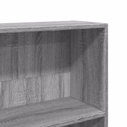 vidaXL Book Cabinet in Grey Sonoma, W/D/H: 80 x 30 x 189 cm, Engineered Wood – 4