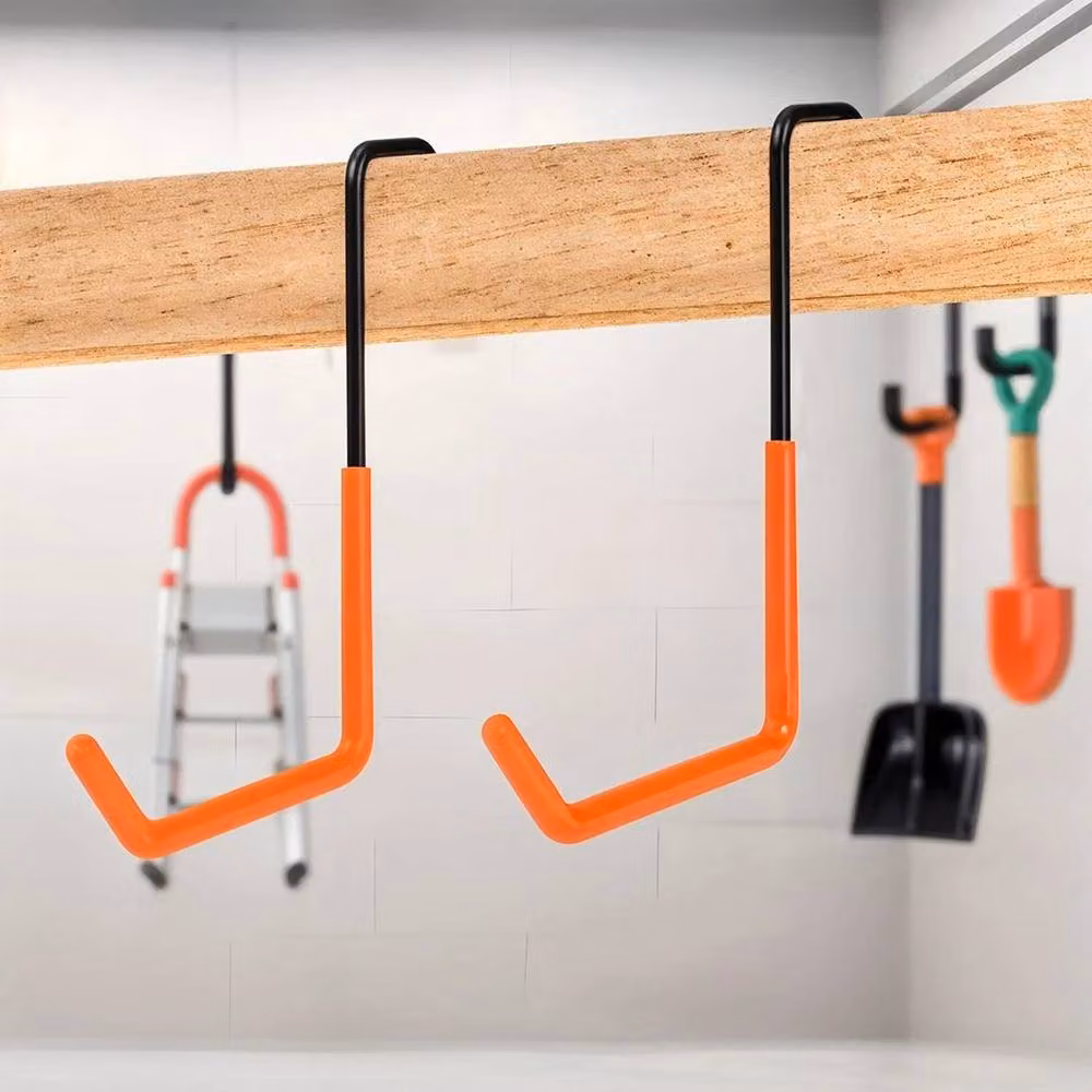 FLAVORA Orange Heavy Duty Z-Shaped S-Hooks, 6-Piece Multi-Purpose Hanging Hook Set – 2