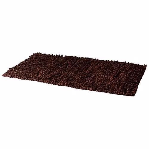 Riva Paoletti Chenille Twist Chocolate Rug, Brown, W: 90 cm, D: 150 cm