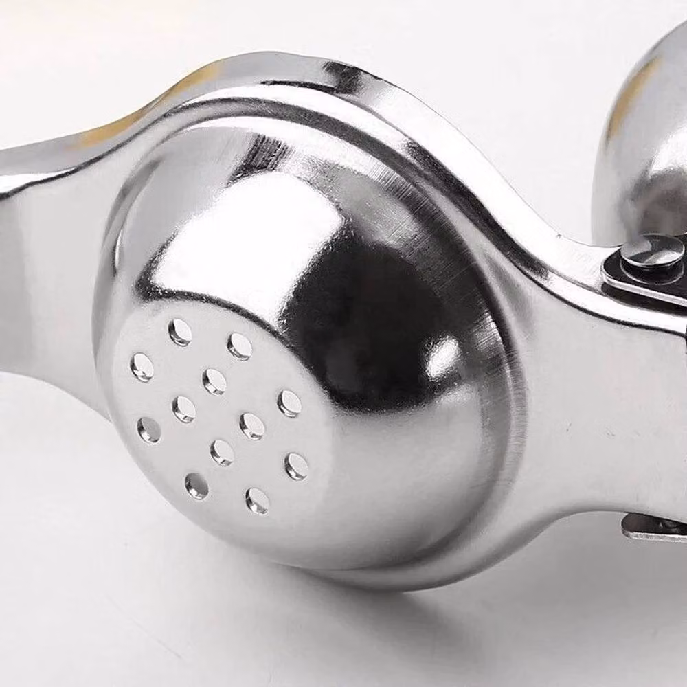 FLAVORA Stainless Steel Citrus Press Squeezer for Lemon, Orange and Lime in Silver – 3