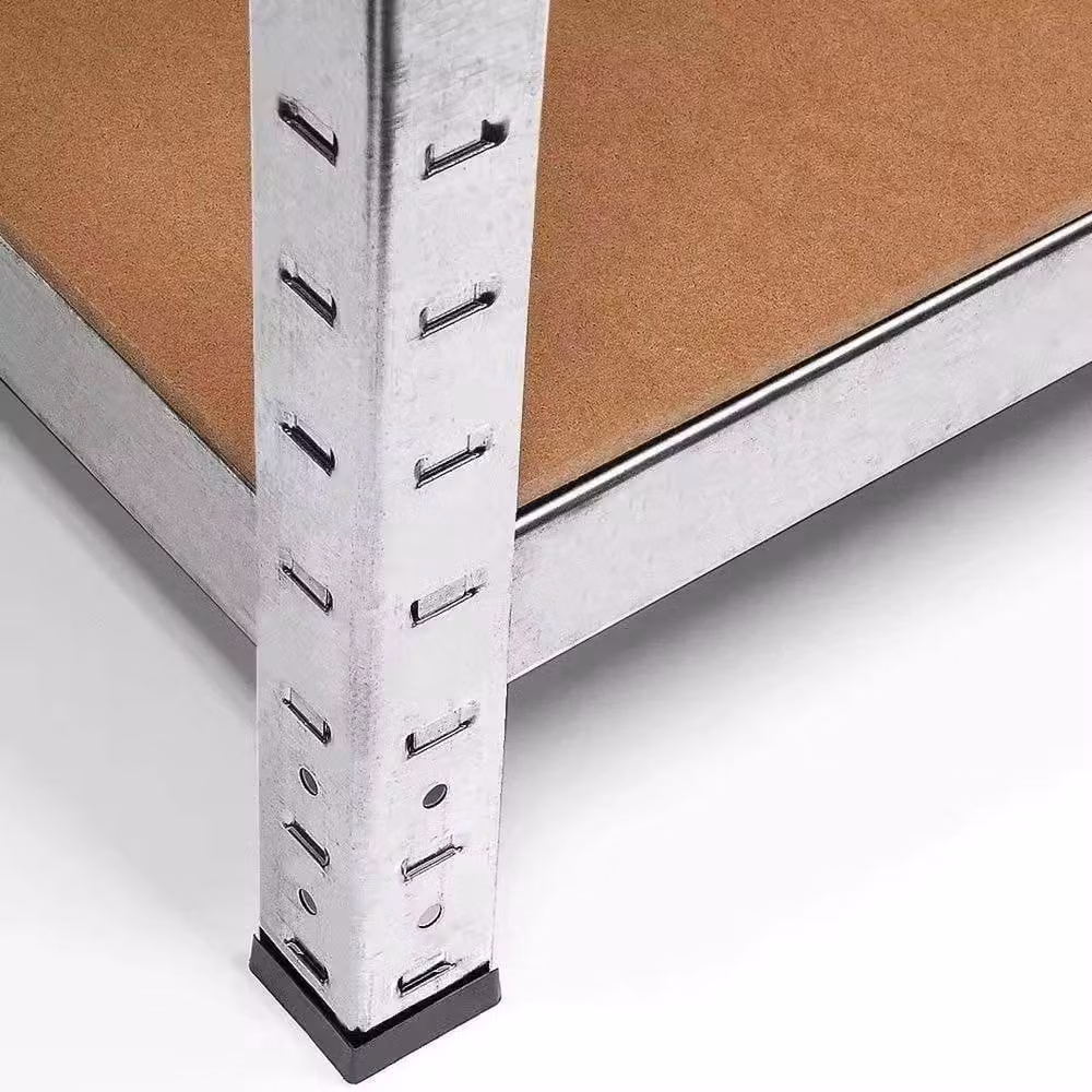 EONLION 5 Tier Garage Shelving Storage Unit in Brown, W: 100 cm, D: 40 cm – 4