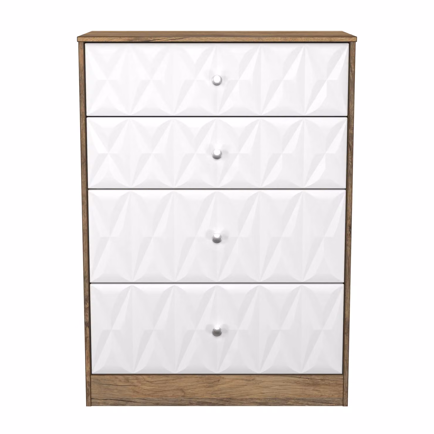 Ready Assembled 2 U Memphis 4 Drawer Deep Chest in Dark Brown – 2