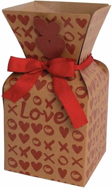 KDMD LoveHugs & Kisses Bouquet Box in Natural Brown – 1