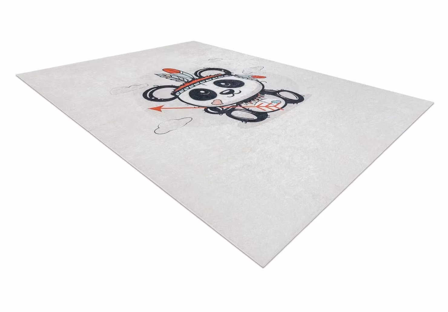 RugsX Bambino Kids Motif Rug in Yellow, W: 140 cm, L: 190 cm – 1