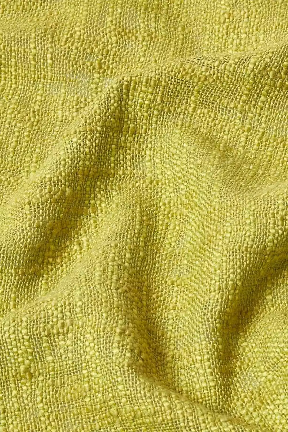 Homescapes Nirvana Woven Cotton Throw with Fringes in Green, W/D/H: 255 x 360 cm – 2