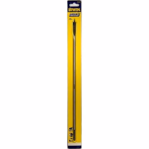 Irwin Blue-Groove Long Flat Screwdriver Bit, Blue and Silver, 10 x 400 mm