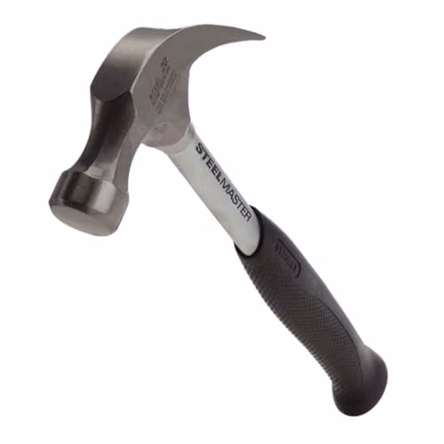 Stanley Steelmaster Claw Hammer 567g in Silver and Yellow