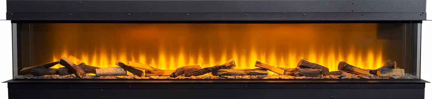 Acantha Aspire 200 Panoramic Media Wall Electric Fire in Black – 2