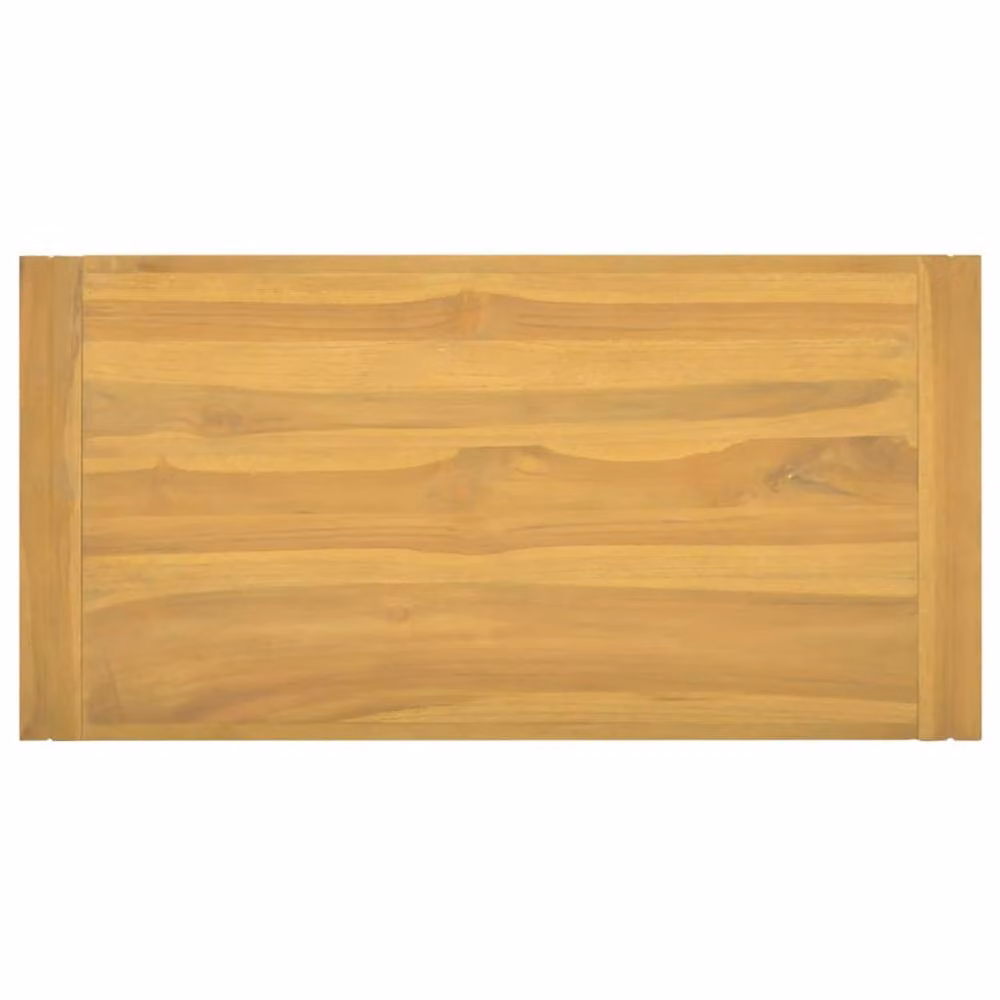 Berkfield Home Wall-mounted Teak Wood Bathroom Cabinet, Brown, W/D/H: 90 x 45 x 35 cm – 2
