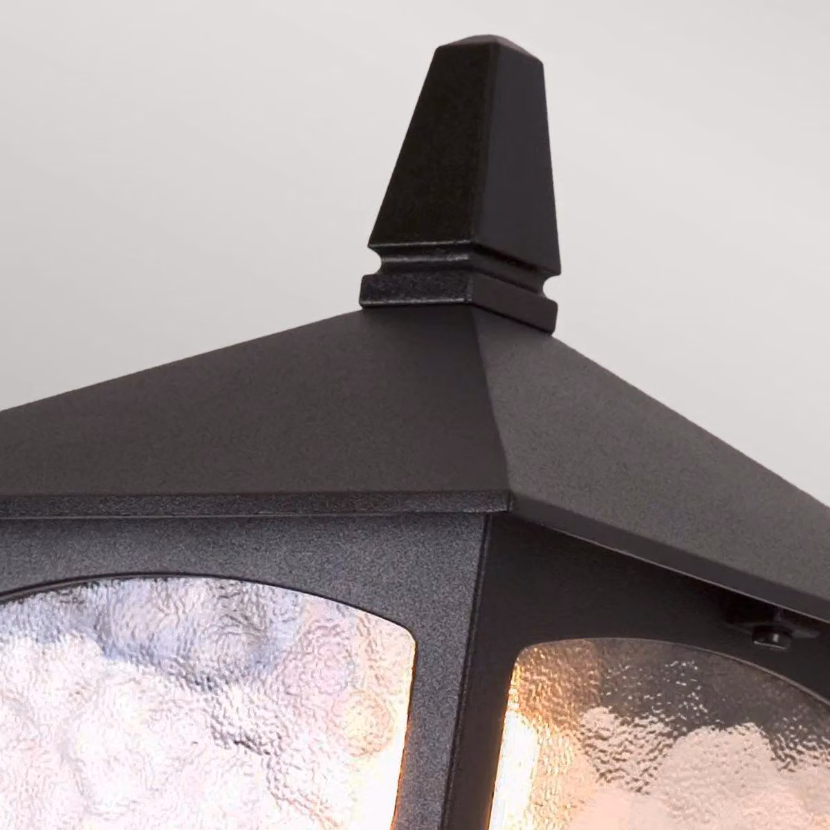 Netlighting York Black Outdoor Wall Lantern Light with E27 Socket and IP43 Rating – 2