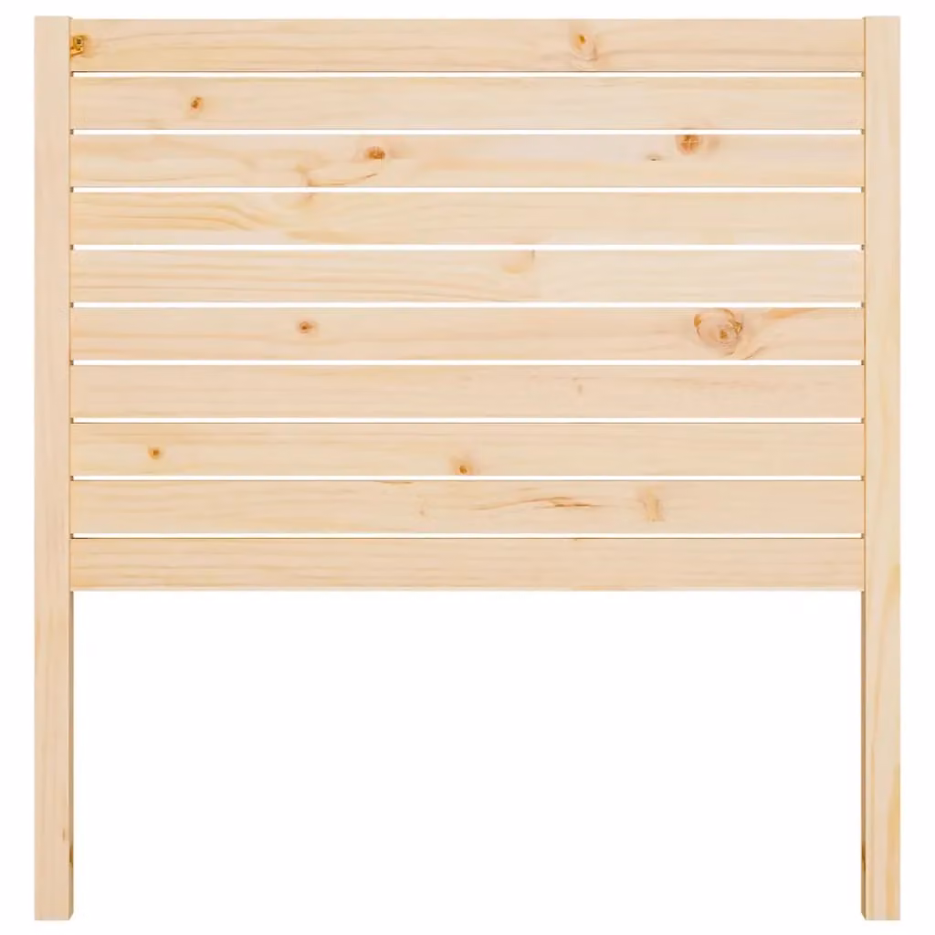Berkfield Home Rustic Solid Pine Bed Headboard, Brown, W/D/H: 96 x 4 x 100 cm – 2
