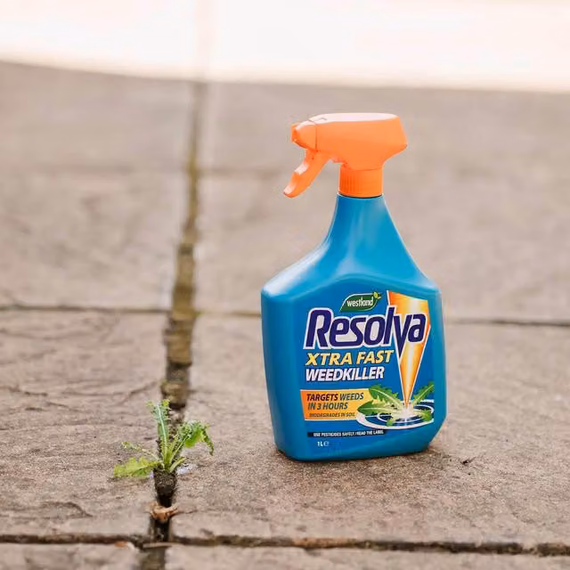 Resolva Xtra Fast Weedkiller Herbicide for Ornamental Gardens, Brown